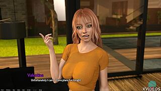 the entrepreneur strips down to her sexy thin panties in this roleplay.