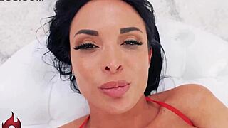 Anissa Kate's big natural tits hug my wiener so tight!