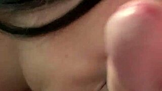 blowing sunday with chubby milf handjob
