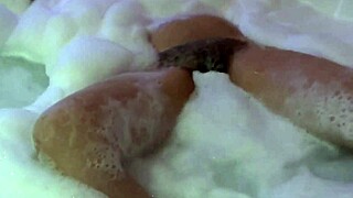 My friend's beautiful wife enjoys the jacuzzi in the motel before I fuck her; she loves cock