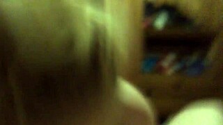 Can this milf blonde babe handle sloppy blowjob recording?