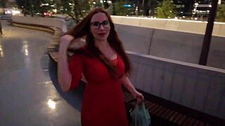 Hot MILF mom gets a up close of stepsons dick