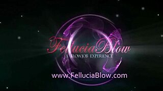 Prettiest Brunette Beauty Delivers Passionate Blowjob To Couple