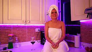 hot babe gets horny during interview