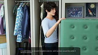 Milfy city part 15 boris gets erection in front of older stepsister in hentai anime