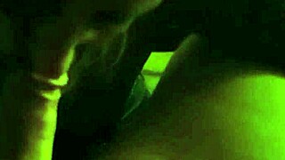 Blonde milf delivers intense blowjob!