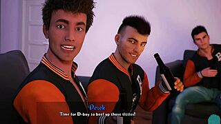 jill asks, 'want to fuck my pussy with that monster cock at the party?'