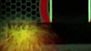 vicky vette gives hot footjob to cameraman with big tits until he cums