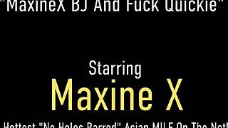 Maxine X's Tits Covered In Cum After Intense Pussy Fucking Session