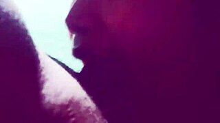 They older man is cuckolds the young man, seeing him licking and sucking his cock