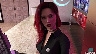 Meet hot redhead Petra in college roleplay.