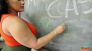 miss angelina castro teaches coed maggie green some skills