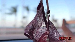 Blonde Milf Removes Panties in Car, Drives Him Wild, Sucks Hard Cock