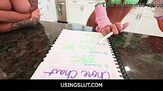 new hot couple roommates explore fantasies together