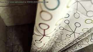 I spy on my cousin showering, then bang her hard with loud moans!