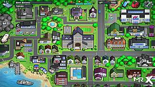 in summertimesaga, a big cucumber fucks a mature woman in the kitchen with blowjob and uncensored hentai action. the scene builds to intense fucking.