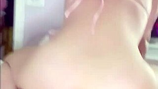 the blonde spanish milf with perfect body rides her big ass