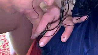 i suck his big cock outside