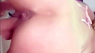 the blonde spanish milf with perfect body rides her big ass