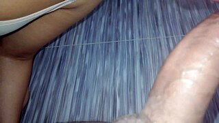 Teen fucks mom's tits bouncing
