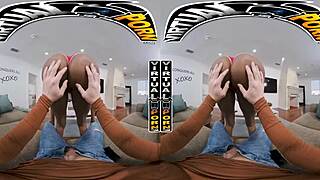 virtual porn - horny black stepmom lia lovely teaches you a lesson with her big ass