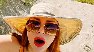 Hot Milf Creampied On Sand