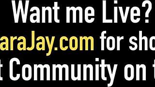 Sara Jay rides Porno Dan's cock wildly!