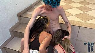 I visited my friend and sucked her horny husband, look where he came