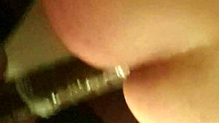 i'm taking that black strapon in my ass, it's so big and hard for my mature ebony body