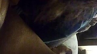 Step Mom Sucking Boyfriend's Dick and Swallowing Cumshot