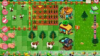 Nutaku Booty Farm Hentai Game Part 18: Sexy Milf with Big Tits in Cartoon Fantasy Sex