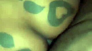 Msseductive takes big black cock doggystyle, her curvy ass and big clit on display