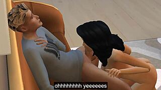 Asian Stepmom Strips After Losing Game, Then Fucks Stepson