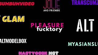 Horny milf with big boobs gets hot cumshot