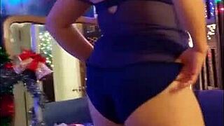 hotwife steffi blue performs sheer pussy dance for amateurs