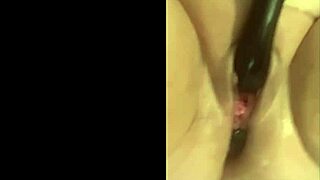 Big Ass BBW Pleasures Her Pussy and Ass