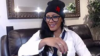 I wear two outfits to pleasure myself with dildo