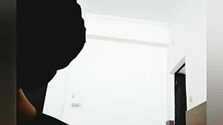 Husband licks and sucks black pussy
