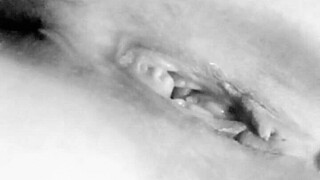 Busty milf reaches orgasm close up