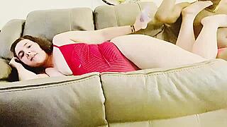 Rub my big booty while we kiss passionately