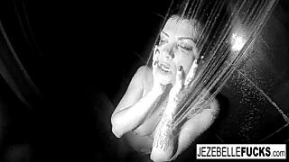 Is Jezebelle's steamy shower solo more tempting than a real encounter?