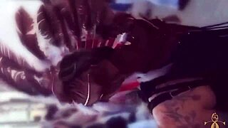 We took her home after the party and fucked her amazing ass in a threesome!