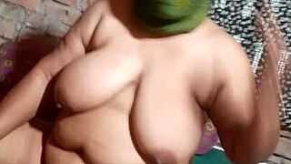 Big natural breasts mom with huge natural breasts in steamy video