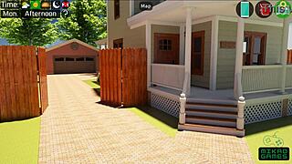 milfy city ep 30 with sara and lily in voyeur panties scene