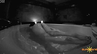 Sunny Lanes Masturbates Her Big Pussy in Jacuzzi