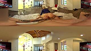 Can This Blonde Milf Show You The Way In Vr360?