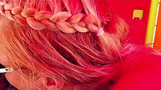 In Croatia Blonde mommy Vicky Wilfing gets a hot load