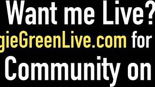 Crazy Fuck Fest: Mega Melons Maggie Green Sucking Monster Cock vs. Riding Cowgirl Deepthroat.