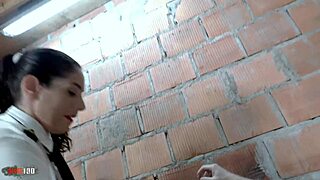 hot latina milf with big round ass and hot pilot uniform fucked