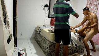 backstage, the new milf gets fucked interracial with a facial